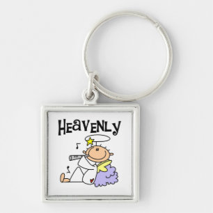 Heavenly Angel T-shirts and Gifts Key Ring