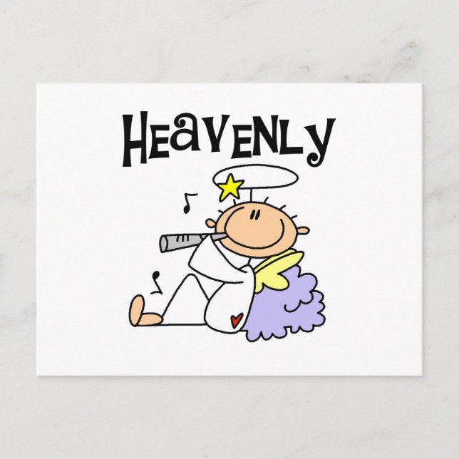 Heavenly Angel T-shirts and Gifts Postcard (Front)