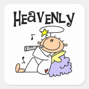 Heavenly Angel T-shirts and Gifts Square Sticker