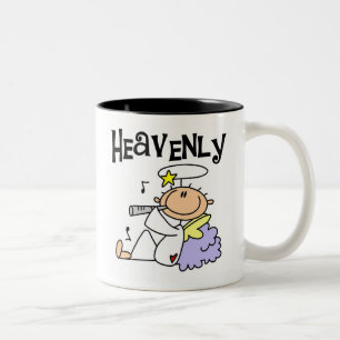 Heavenly Angel T-shirts and Gifts Two-Tone Coffee Mug