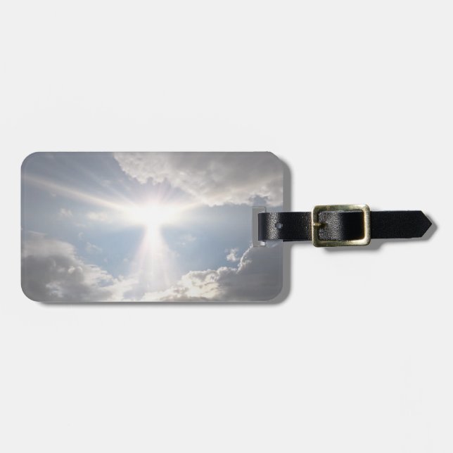 Heavenly angelic sky luggage tag (Front Horizontal)