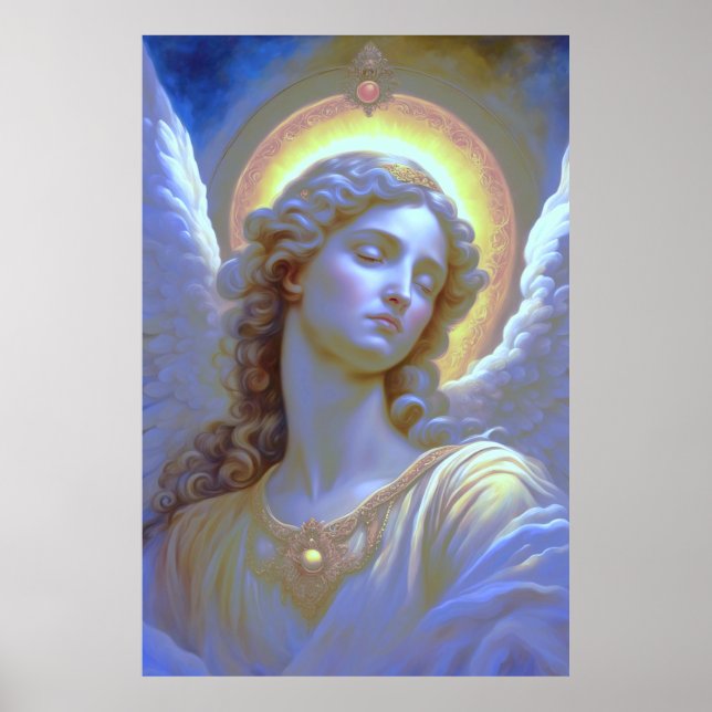 Heavenly angels in the Glide of Lich Poster (Front)