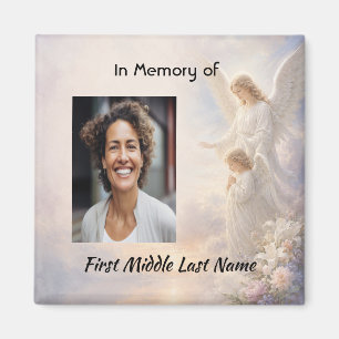 Heavenly Angels,  Memorial Prayer Keepsake Magnet
