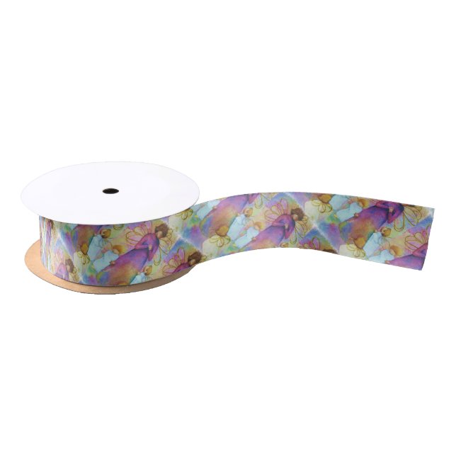 HEAVENLY ANGELS SATIN RIBBON (Spool)
