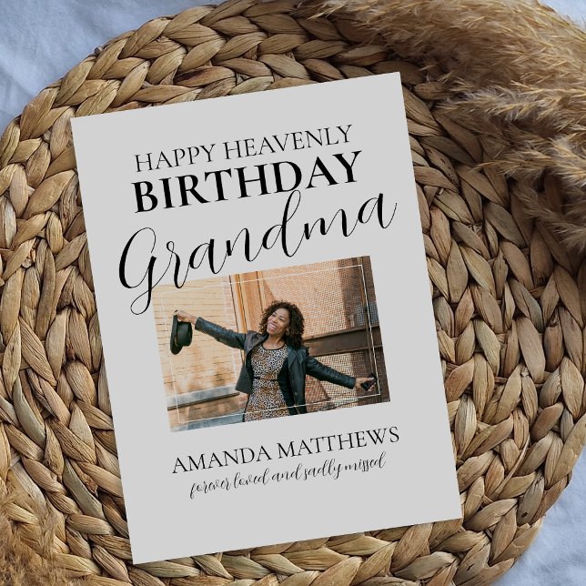 Heavenly Birthday Grandma | Photo Memorial (Creator Uploaded)