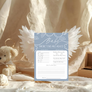 Heavenly Blue Baby Predictions & Advice Card