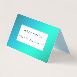 Heavenly Blue Luxury Business Card