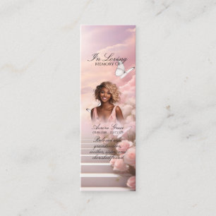 Heavenly Butterflies Memorial Bookmark - HBM001 Mini Business Card
