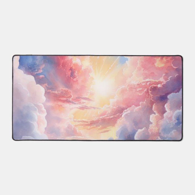 Heavenly Clouds Desk Mat (Front)