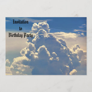 Heavenly Clouds Invitation