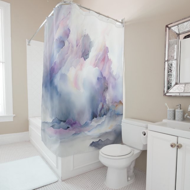 Heavenly Clouds Shower Curtain (In Situ)