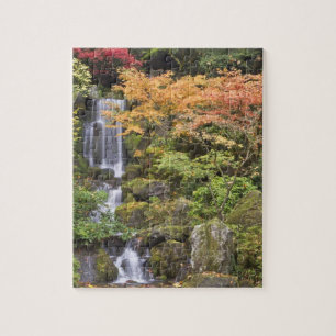 Heavenly Falls and autumn colours Jigsaw Puzzle