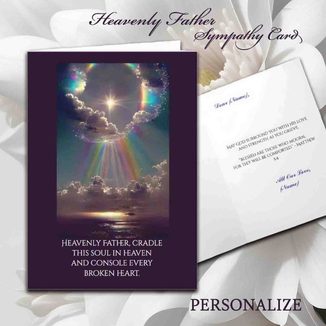 Heavenly Father Sympathy Card (Creator Uploaded)
