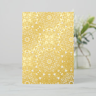 Heavenly Flower Power Foil Notecard