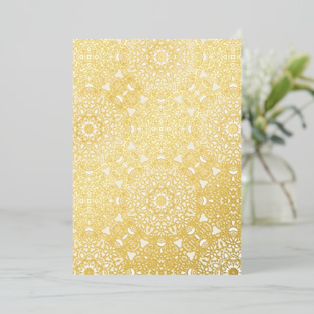 Heavenly Flower Power Foil Notecard (Standing Front)