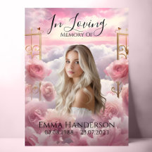 Heavenly Garden of Roses Memorial Sign - LIA003
