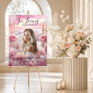 Heavenly Garden of Roses Welcome Sign