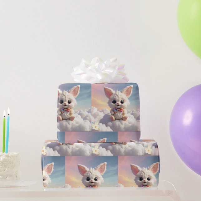 "Heavenly Hare" Wrapping Paper (Party Gifts)