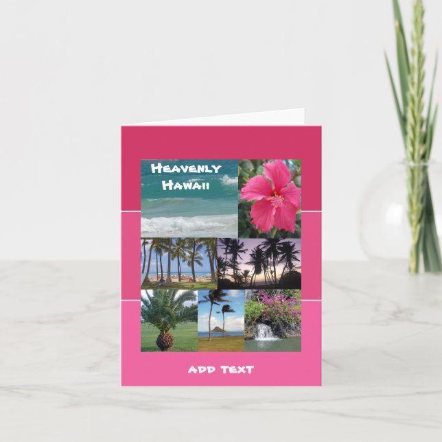 Heavenly Hawaii Invitation (Front)