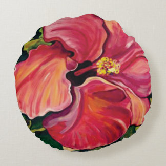 "Heavenly Hibiscus"...an elegant artful pillow