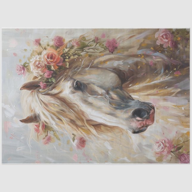 Heavenly Horse Three Tissue Paper (Front)