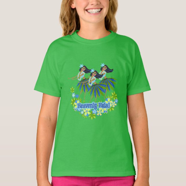 Heavenly Hula! Girls T-Shirt (Front)
