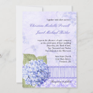 Heavenly Hydrangea - Wedding Invitation