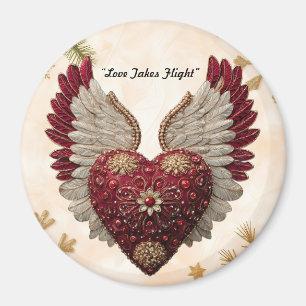 "Heavenly Love Heart" Magnet