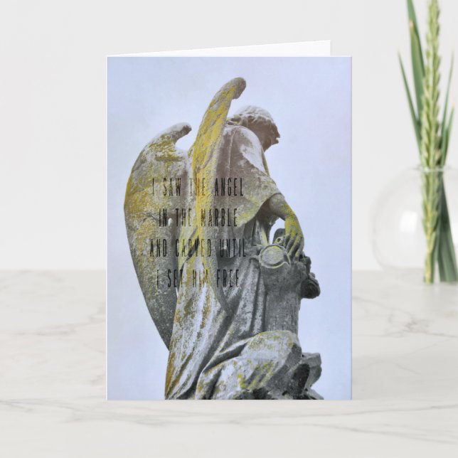 HEAVENLY MESSENGER Greeting Card (Front)