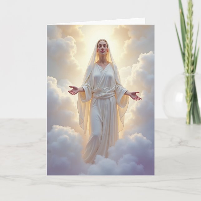 Heavenly Peace Blessing Card (Front)