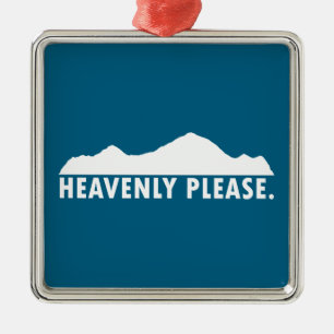 Heavenly Please Metal Ornament