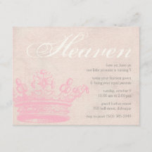 Heavenly Princess Invitations