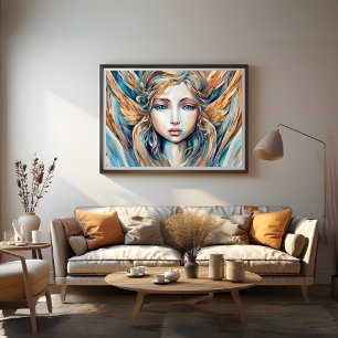 Heavenly Sarah Modern Poster