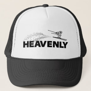 Heavenly Ski Resort California Nevada Ski Jumper Trucker Hat