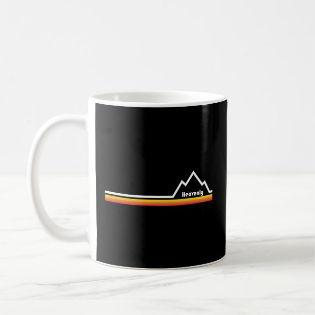 Heavenly Ski Resort Coffee Mug (Left)