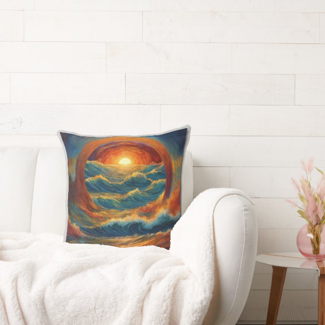 Heavenly Sound Waves Pillow (Couch)