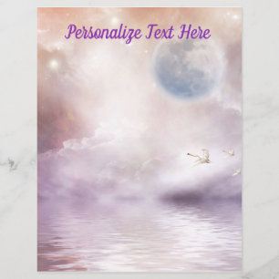Heavenly Spiritual Dreams Personalised Stationery