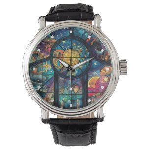 Heavenly Stained Glass Artwork Watch