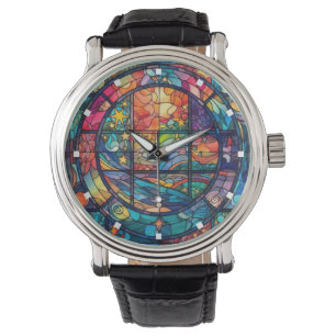 Heavenly Stained Glass Artwork Watch