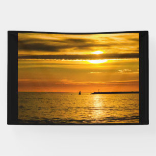 Heavenly sunset banner