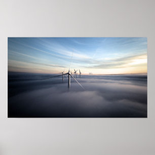 Heavenly Wind Cloud Poster