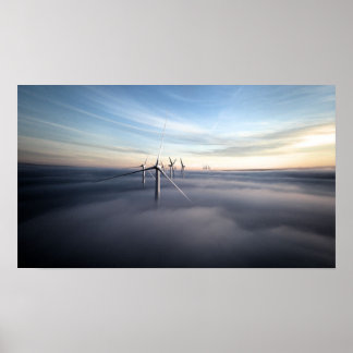 Heavenly Wind Cloud Poster
