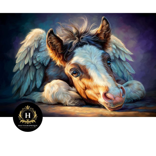 Heavenly Winged Foal Angel Decoupage Tissue Paper (Creator Uploaded)