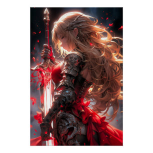 Heaven's Chosen Blade Anime Valkyrie Warrior Poster