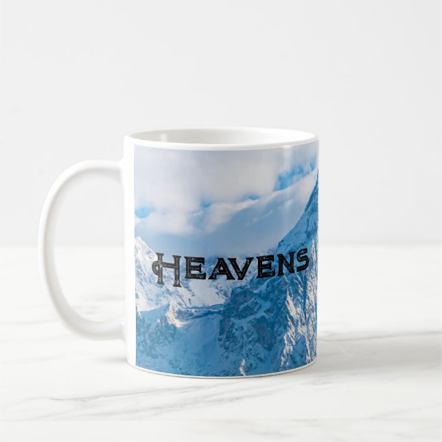 Heavens Custom Text Sky Image Custom Classic Coffee Mug (Left)