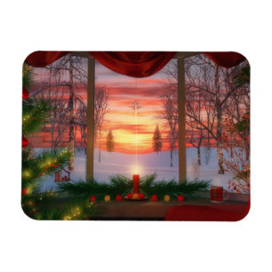 Heaven's Dayspring Christmas Flexible Magnet