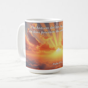 Heavens Declare the Glory: God & Creation Verse Coffee Mug