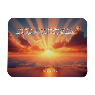 Heavens Declare the Glory: God & Creation Verse Magnet