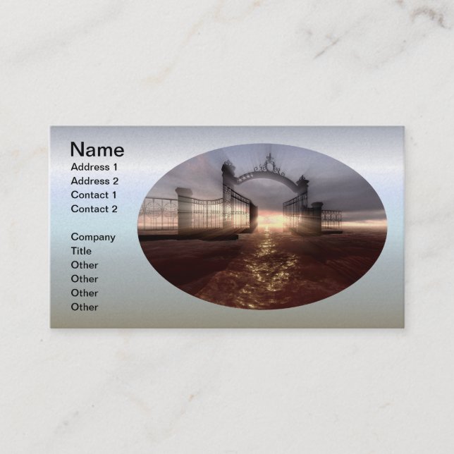 Heavens Gate Business Card (Front)