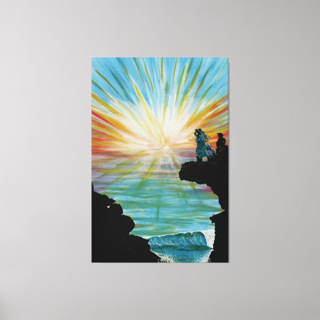 Heavens gate canvas print (Front)